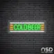 Cold Beer Neon Bar Sign_Black Brick_Mockup_Transparent
