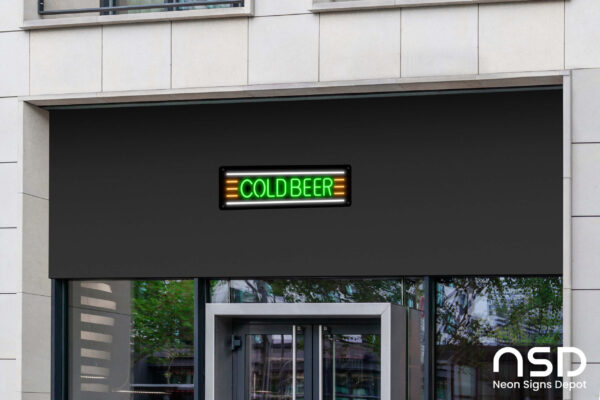 Cold Beer Neon Bar Sign_Black_Mockup_Template02 Cold Beer Neon Bar Sign_Black_Mockup_Template02