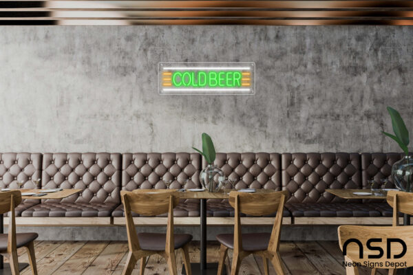 Cold Beer Neon Bar Sign_Transparent_Mockup_Template01 Cold Beer Neon Bar Sign_Transparent_Mockup_Template01