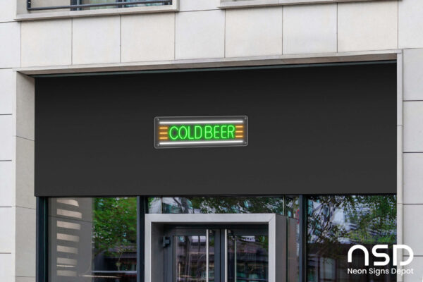 Cold Beer Neon Bar Sign_Transparent_Mockup_Template02 Cold Beer Neon Bar Sign_Transparent_Mockup_Template02