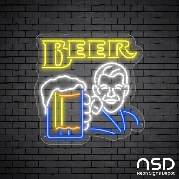 Man Holding Beer Glass_Black Brick_Mockup_Transparent Man Holding Beer Glass_Black Brick_Mockup_Transparent