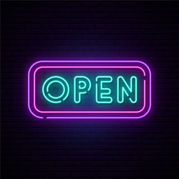 2OL Orizontal open sign 2OL Orizontal open sign