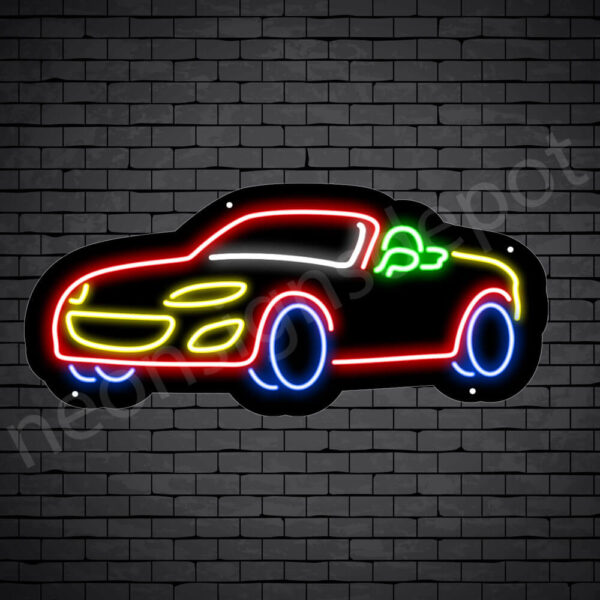 Car Neon Sign Auto Car
