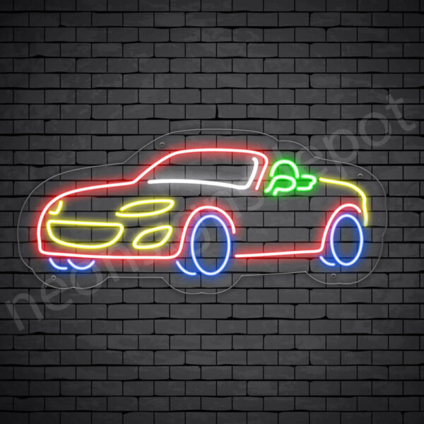 CAR-SIGNS-AUTO-CAR-14x30-WS-C Car Neon Sign Auto Car Transparent 24x11