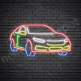Car Neon Sign AUTOMOTIVE CAR Transparent - 24x14