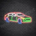Car Neon Sign Cadillac CT5 Transparent - 30x14