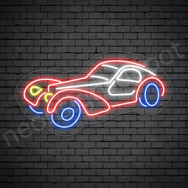 CAR-SIGNS-FANCY-Classic-Car-16x30-WS-C (1) Car Neon Sign Classic Car 24x13