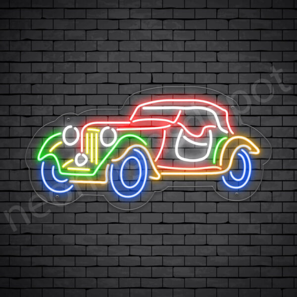 CAR-SIGNS-Magic-Car-15x30-WS-C Car Neon Signs Magic Car Transparent - 24x12