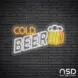 Cold Beer_Black Brick_Mockup_Transparent