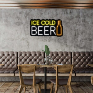 Ice Cold Beer Bottle