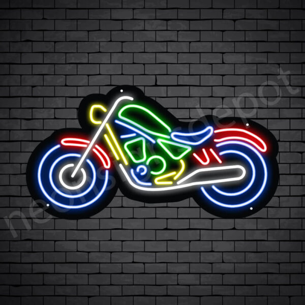 Motorcycle Neon Sign Big Bike Style Motorcycle Neon Sign Big Bike Style