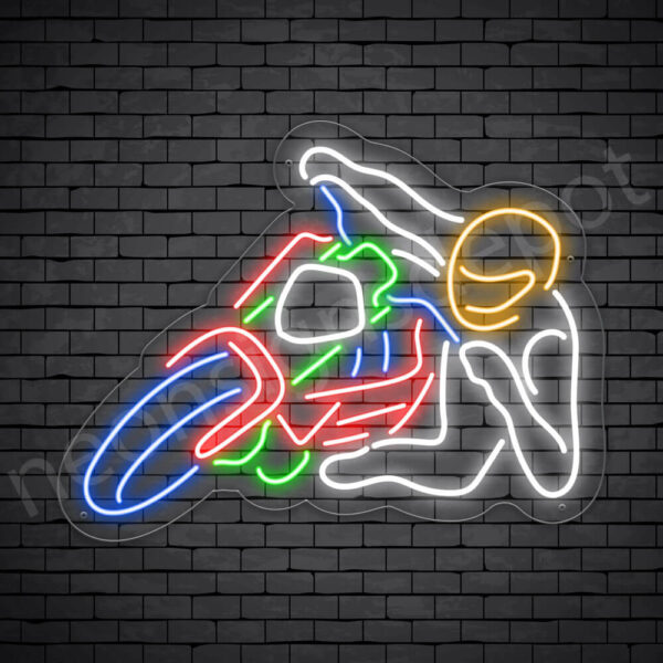 MOTORCYCLE-NEON-SIGN-Motor-Rider-23x30-WS-C (1) Motorcycle Neon Sign Motor Rider Transparent - 24x18