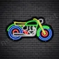 Motorcycle Neon Sign Motor Old