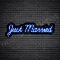 Phrases Neon Sign Just Married