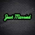 Phrases Neon Sign Just Married