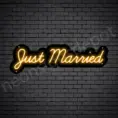 Phrases Neon Sign Just Married