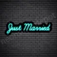 Phrases Neon Sign Just Married