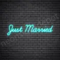 Phrases Neon Sign Just Married