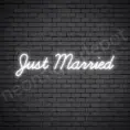 Phrases Neon Sign Just Married