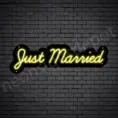 Phrases Neon Sign Just Married