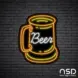 Vintage Beer_Black Brick_Mockup_Black
