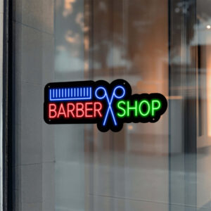 Barber Neon Sign Barber Cut Shop