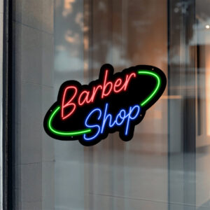 Barber Neon Sign King Barbershop