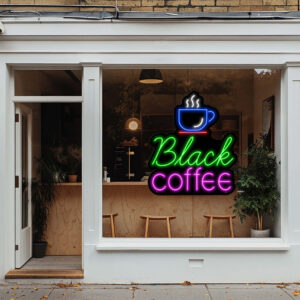 Coffee Neon Sign Black Coffee