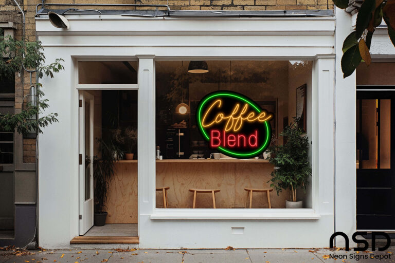 Coffee Neon Sign Coffee Blend neon sign