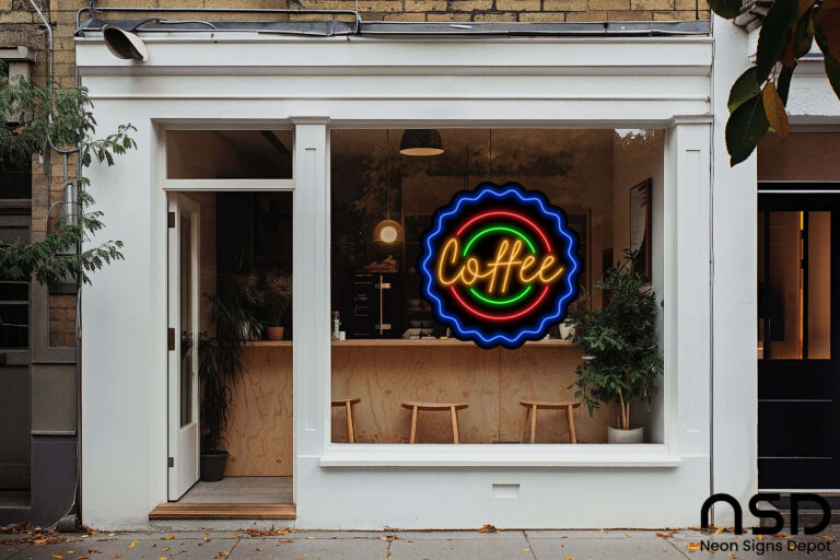 Coffee Neon Sign Coffee Cap neon sign