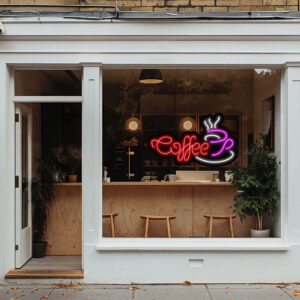 Coffee Neon Sign Coffee Cup