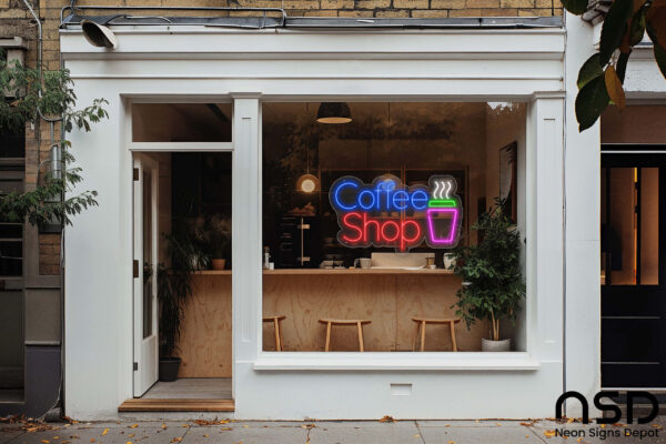 Coffee Neon Sign Coffee Shop_Transparent_Mockup_Template02 Coffee Neon Sign Coffee Shop_Transparent_Mockup_Template02