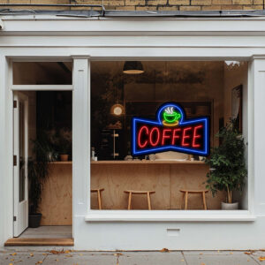 Coffee Neon Sign Coffee Small Cup