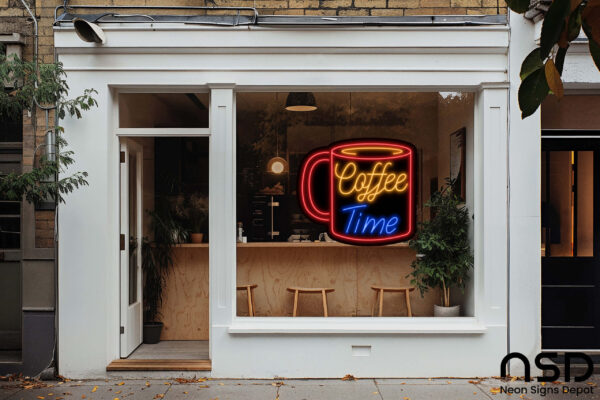 Coffee Neon Sign Coffee Time Mug Coffee Neon Sign Coffee Time Mug