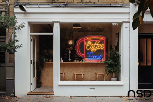 Coffee Neon Sign Coffee Time Mug_Transparent_Mockup_Template02 Coffee Neon Sign Coffee Time Mug_Transparent_Mockup_Template02