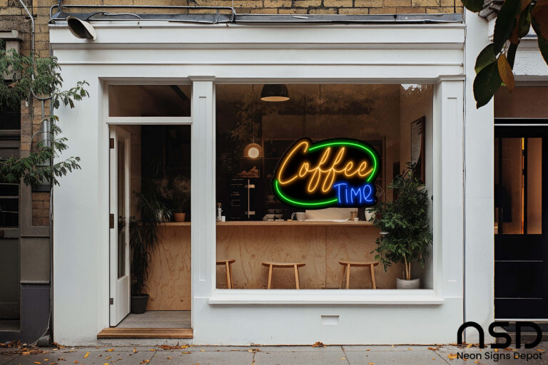 Coffee Neon Sign Coffee Time neon sign