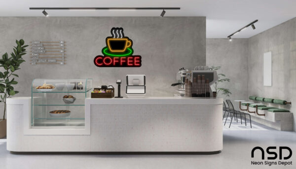 Coffee Neon Sign Coffee_Black_Mockup_Template01 Coffee Neon Sign Coffee_Black_Mockup_Template01