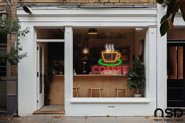Coffee Neon Sign Coffee_Transparent_Mockup_Template02 Coffee Neon Sign Coffee_Transparent_Mockup_Template02