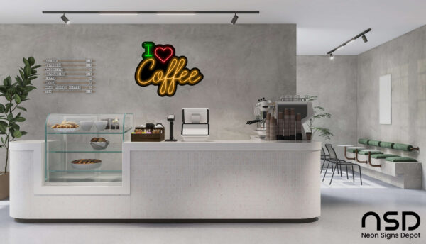 Coffee Neon Sign I Love Coffee_Black_Mockup_Template01 Coffee Neon Sign I Love Coffee_Black_Mockup_Template01