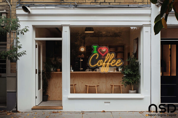 Coffee Neon Sign I Love Coffee_Transparent_Mockup_Template02 Coffee Neon Sign I Love Coffee_Transparent_Mockup_Template02