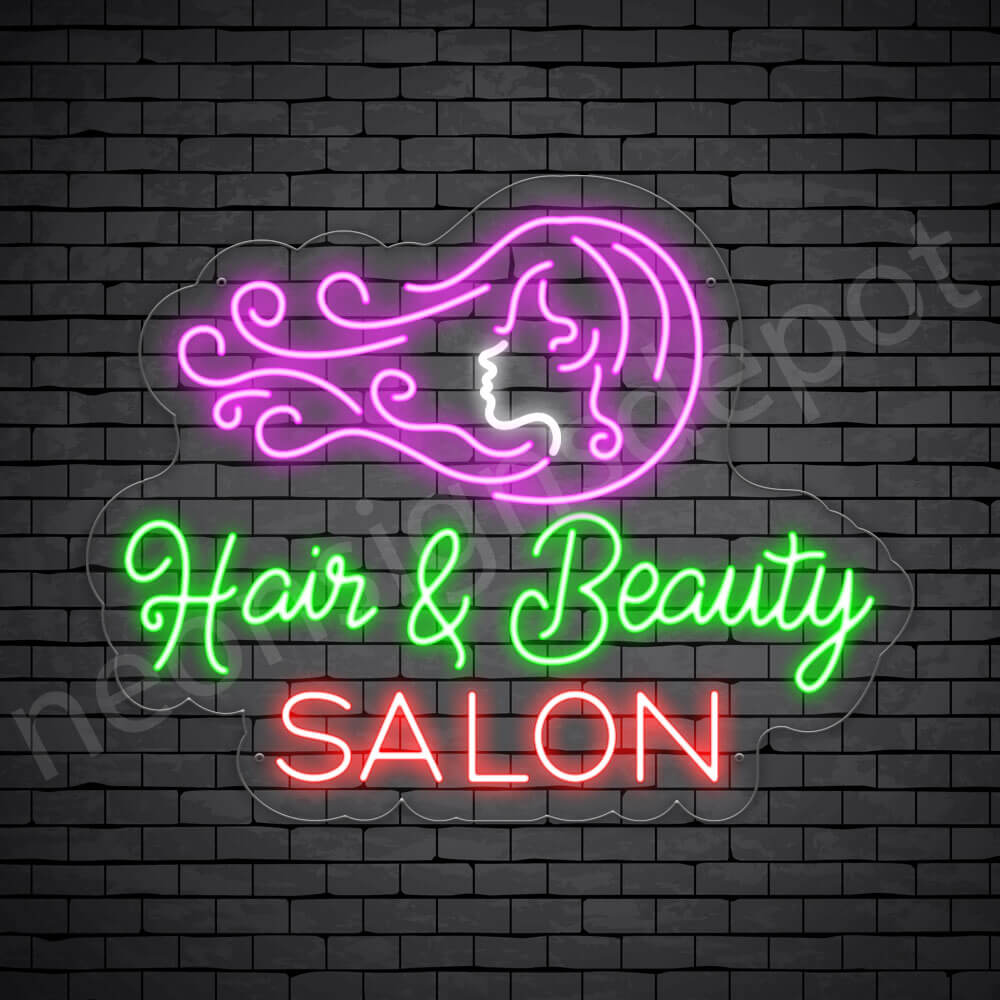 Hair Salon Neon Sign Hair & Beauty Salon - Neon Signs Depot