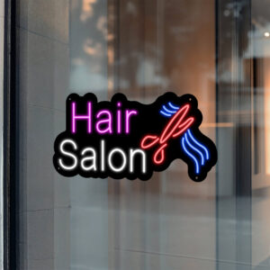 Hair Salon Neon Sign Hair Salon Cut