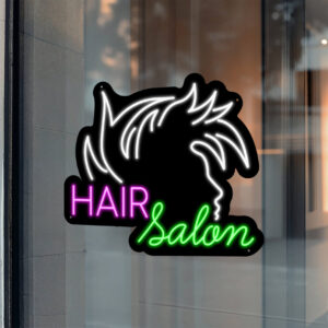 Hair Salon Neon Sign Hair Salon Guy