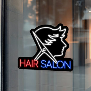 Hair Salon Neon Sign Men Hair Salon