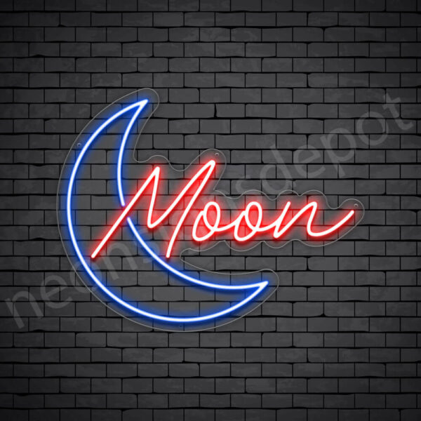 Blue-Moon-Neon-Sign-19x24-WS-C Blue Moon Neon Sign - transparent