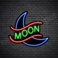 Crescent Moon Neon Sign