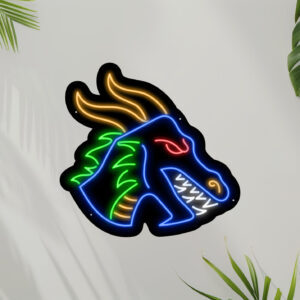 Blue Dragon Neon Sign