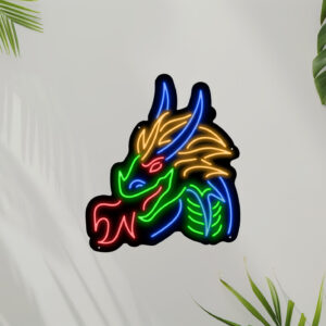 Dark King Dragon Neon Sign