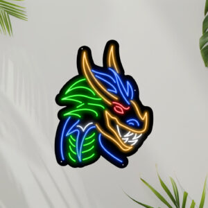 Dark Shadow Dragon Neon Sign