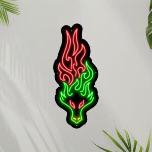 Long Hair Dragon Neon Sign